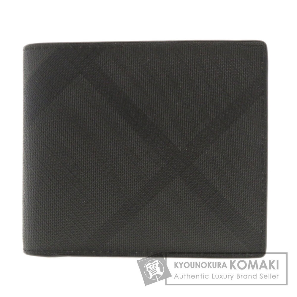 Burberry Check Bifold Wallet Leather